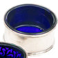 260525-2G Antique Sterling Cobalt Open Salt