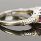 Size 8 14k Ruby & Diamond Ring