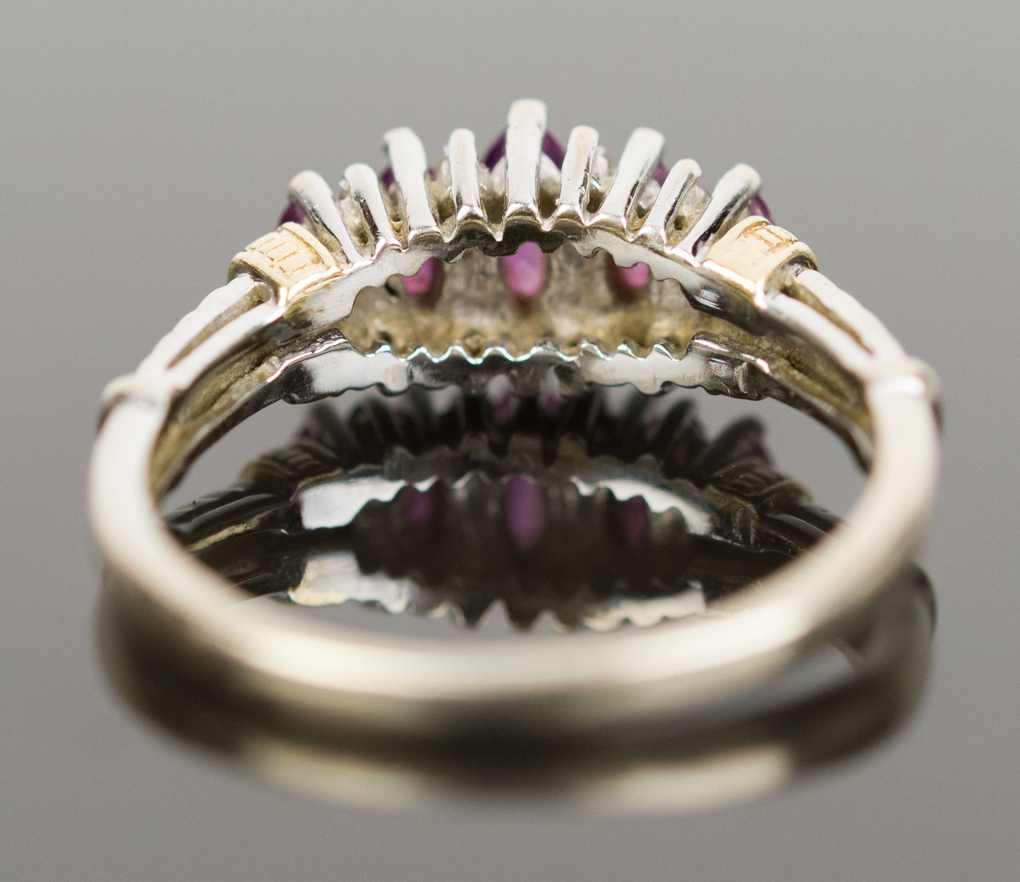 Size 8 14k Ruby & Diamond Ring