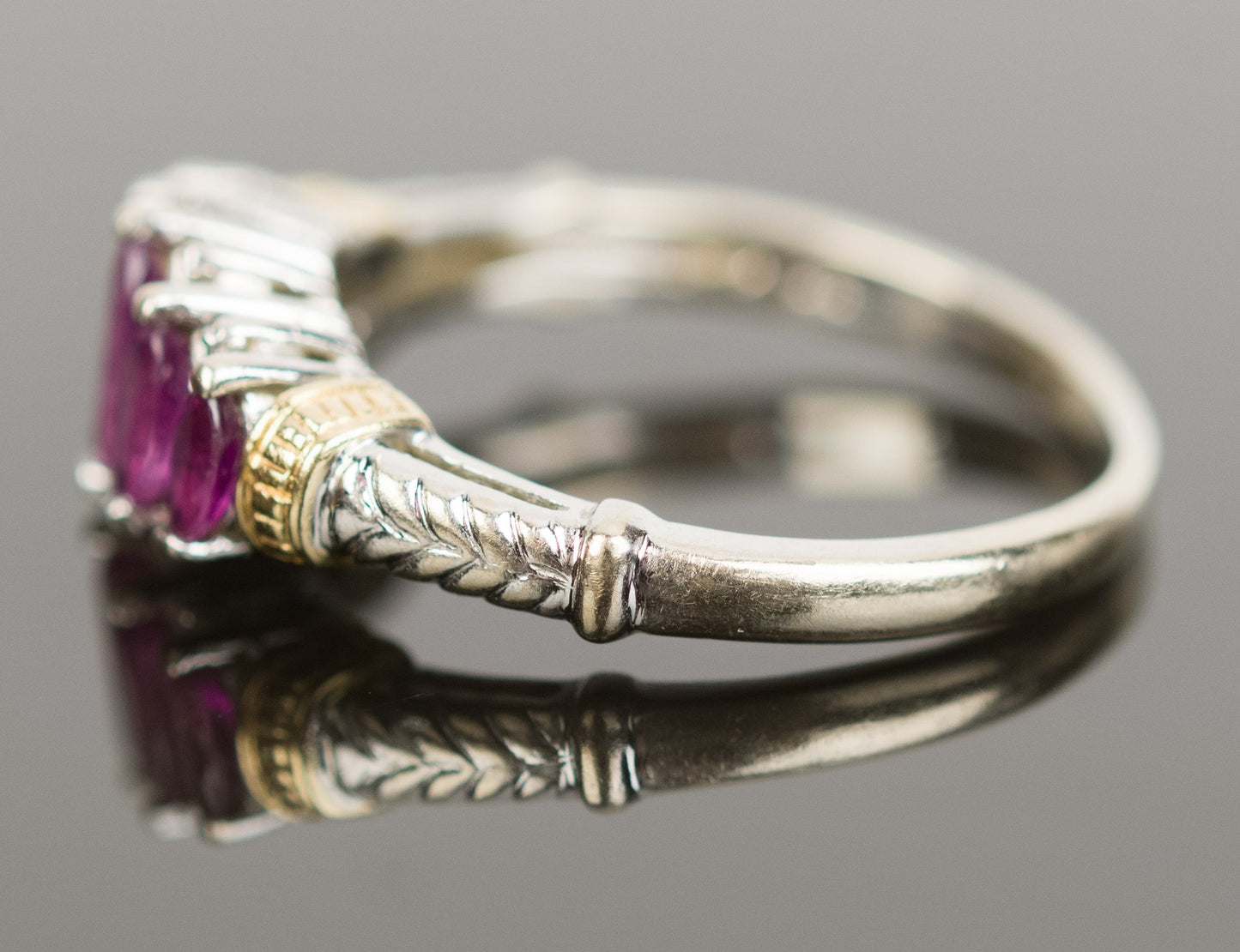 Size 8 14k Ruby & Diamond Ring