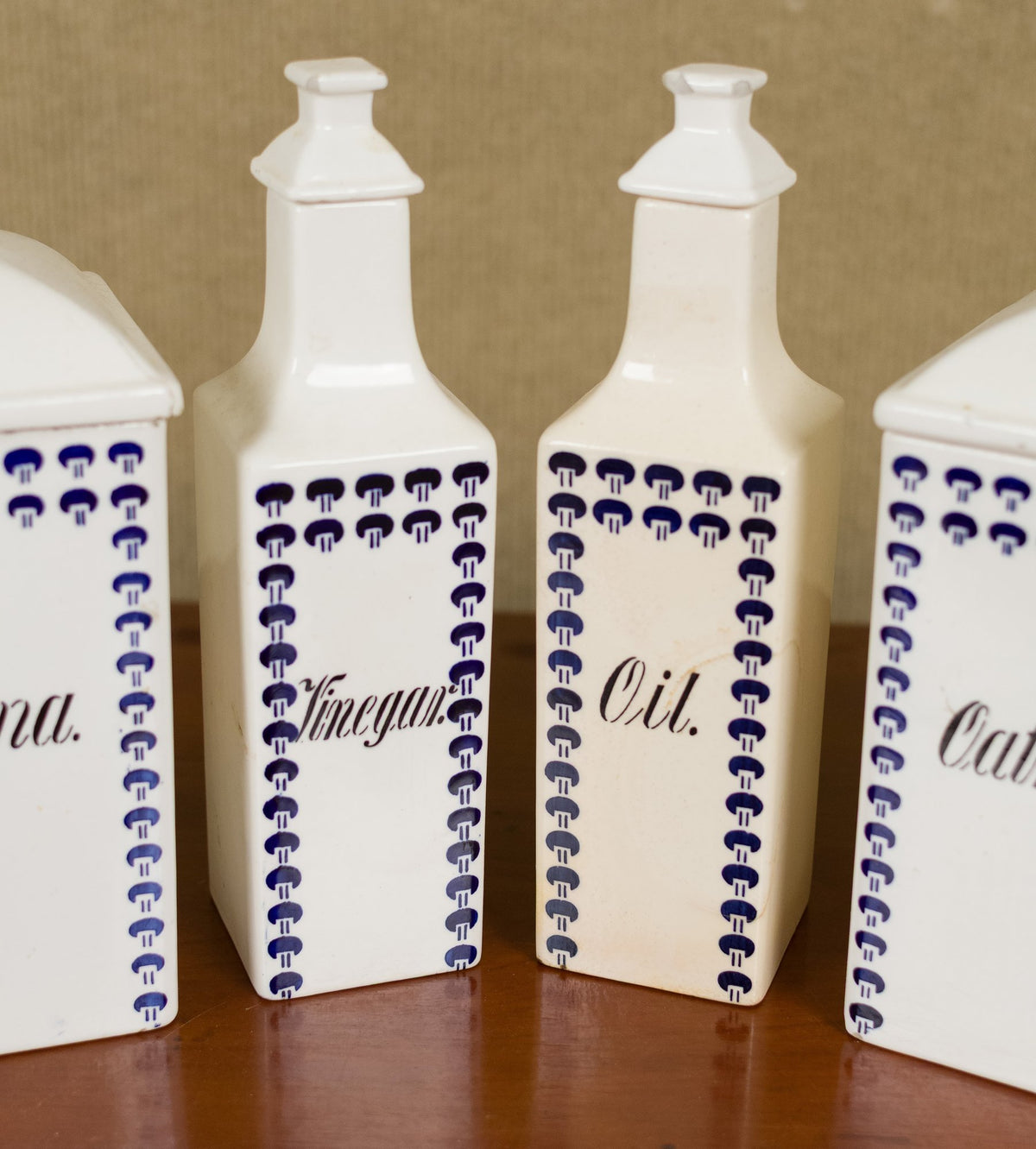 260830-3 14 Pcs German Canister Set