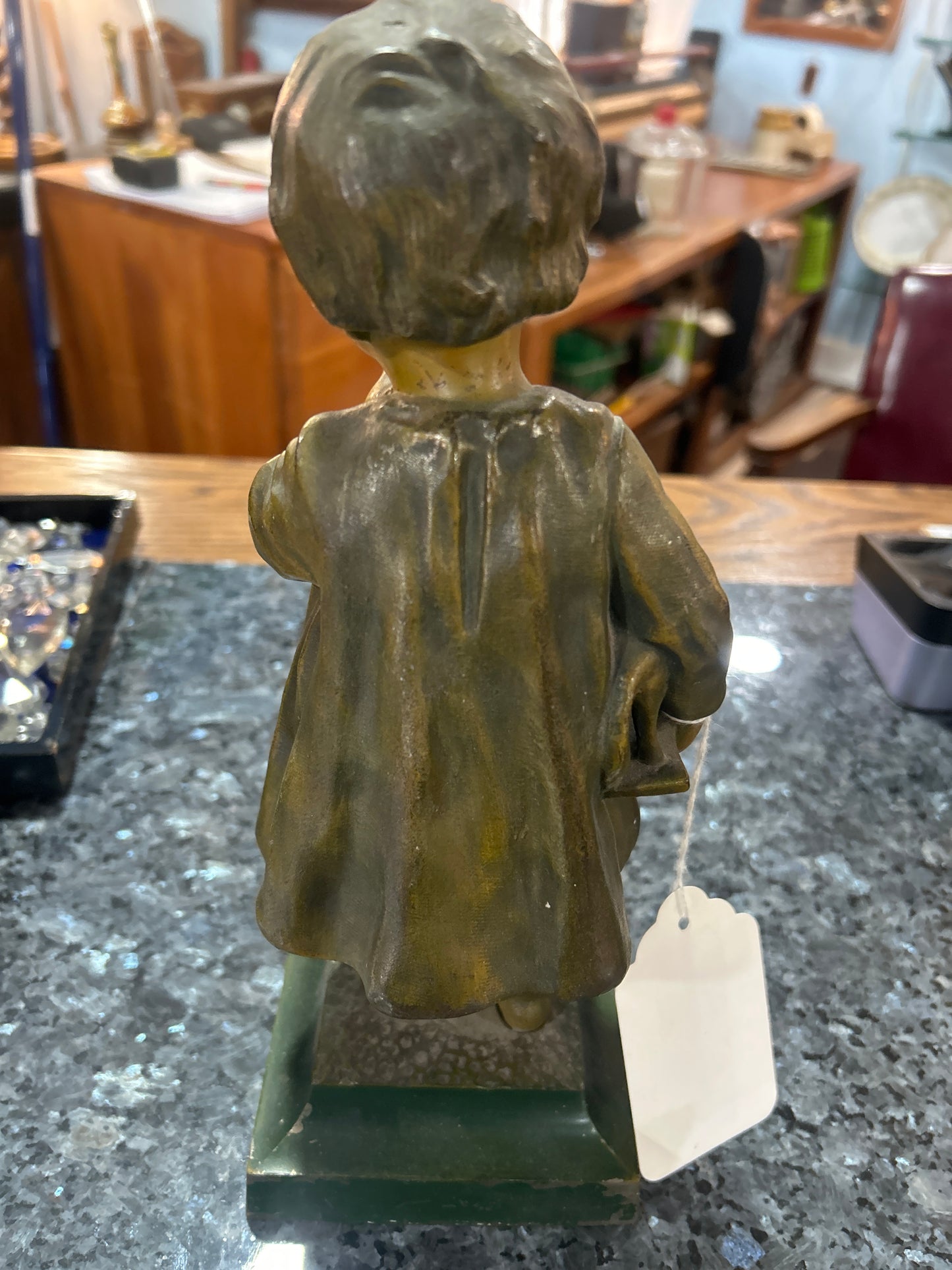 210519-11 Bronze Child Doorstop