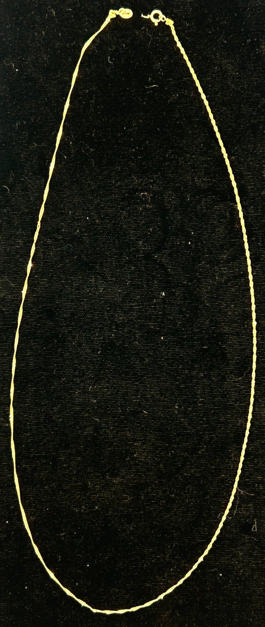 251009-13 14K Yellow Gold 20" Necklace, 0.67 dwt