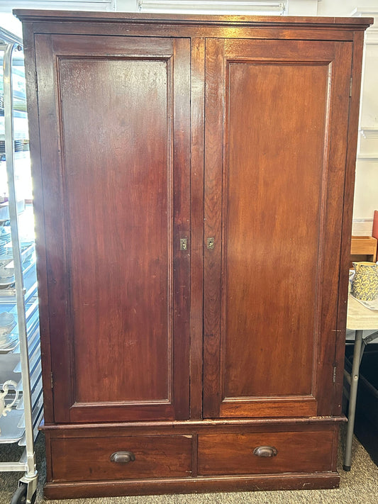 250423-20 Antique 2-Door 2-Drawer Armoire