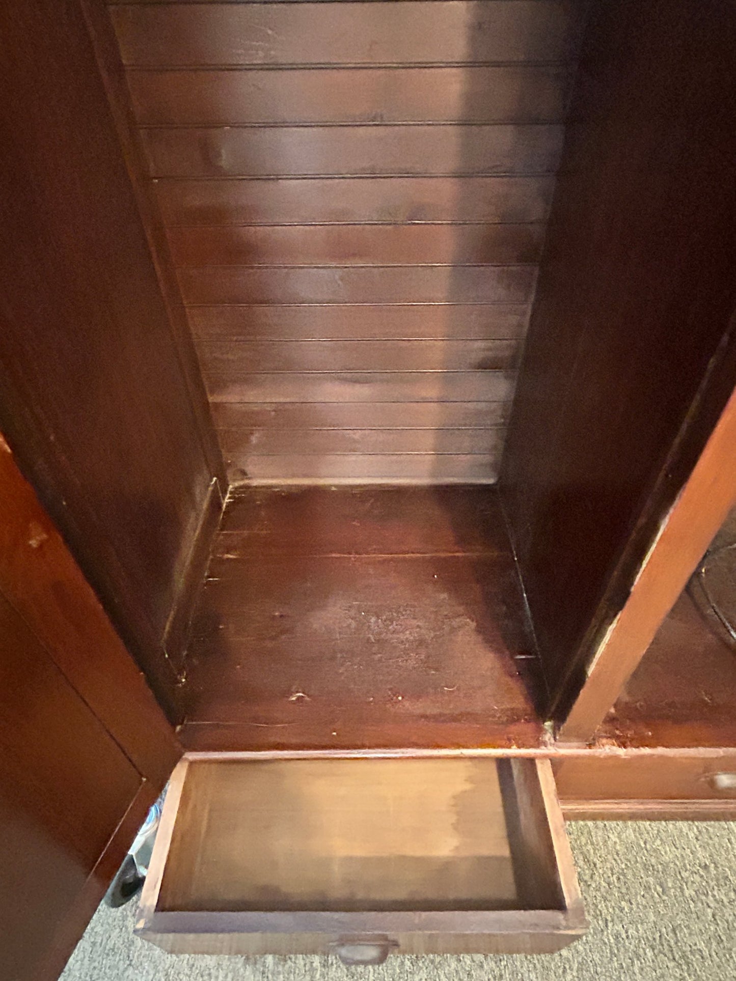 250423-20 Antique 2-Door 2-Drawer Armoire