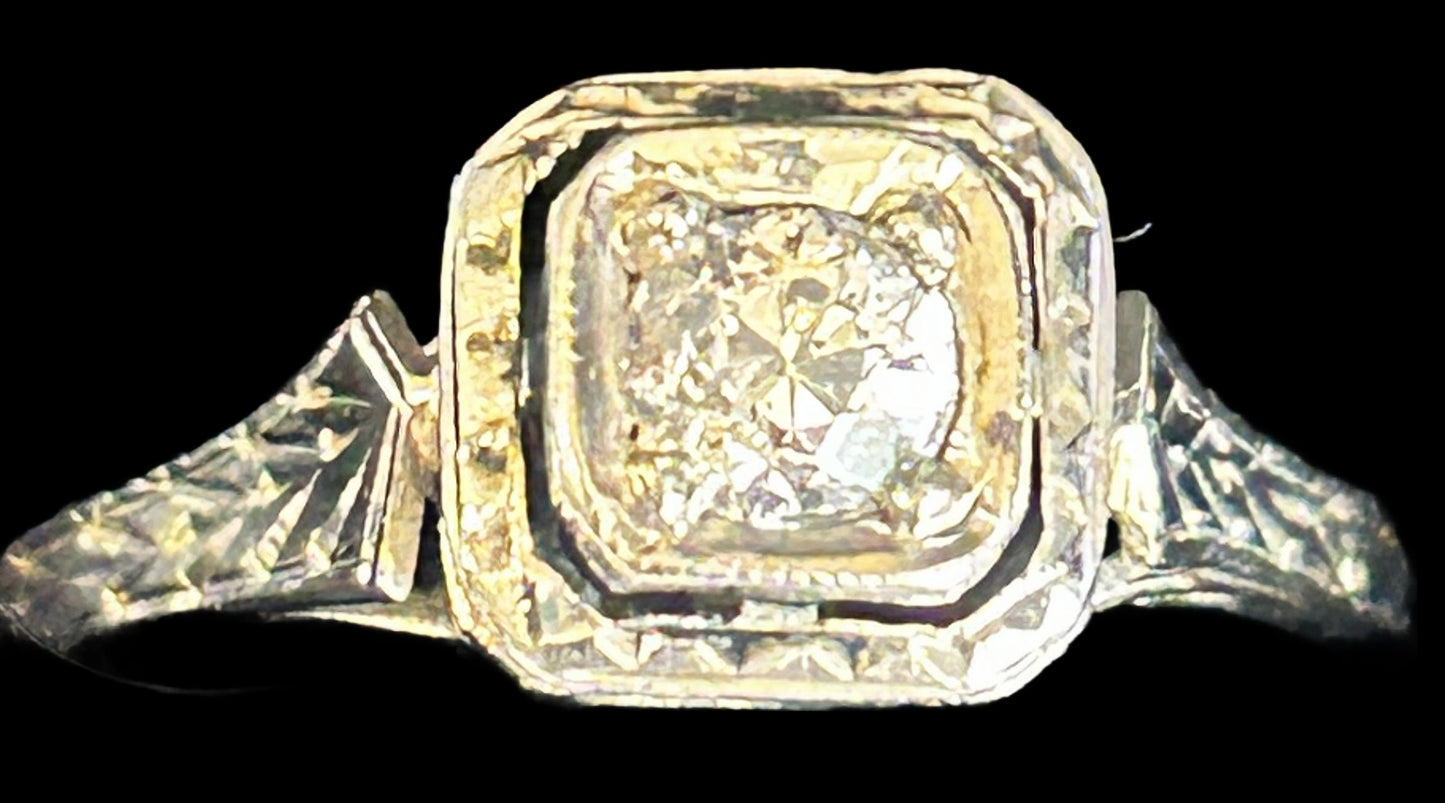 20K SZ 5.75 20KS Diamond Engagement Ring