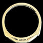 Sz 5.75 14K White Gold Wedding Band