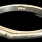 Sz 5.75 14K White Gold Wedding Band