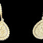10K White Gold Pear Shaped Pare Diamond Earrings