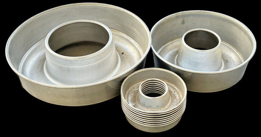 251009-15 Vintage Aluminum Ring Mold Tube Pan