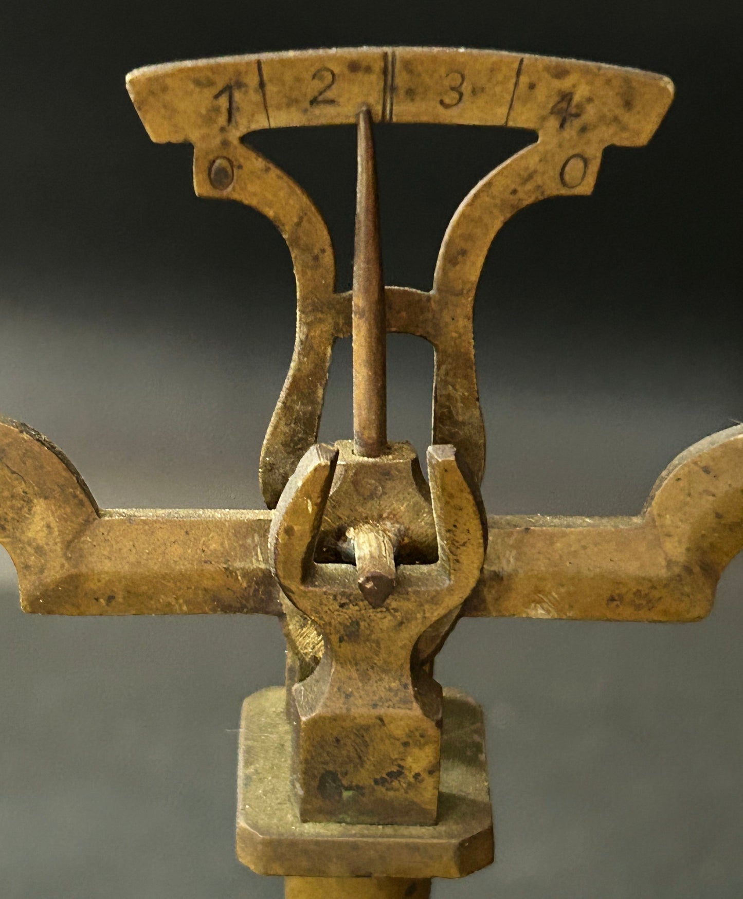 250514-4 Antique Brass Balance Scales