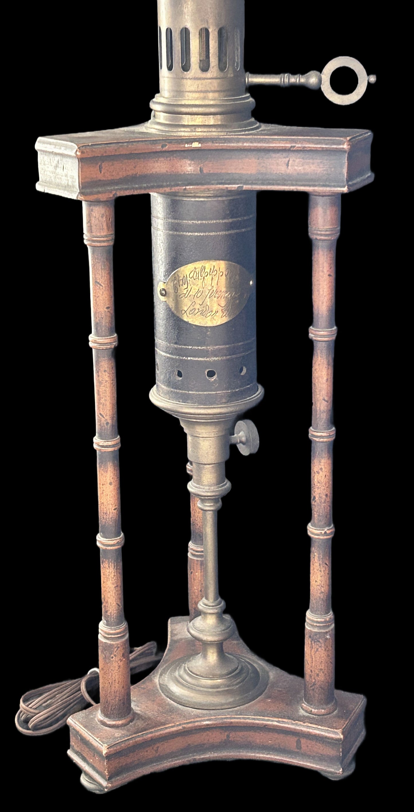 250514-5 Converted Lantern Into Table Lamp