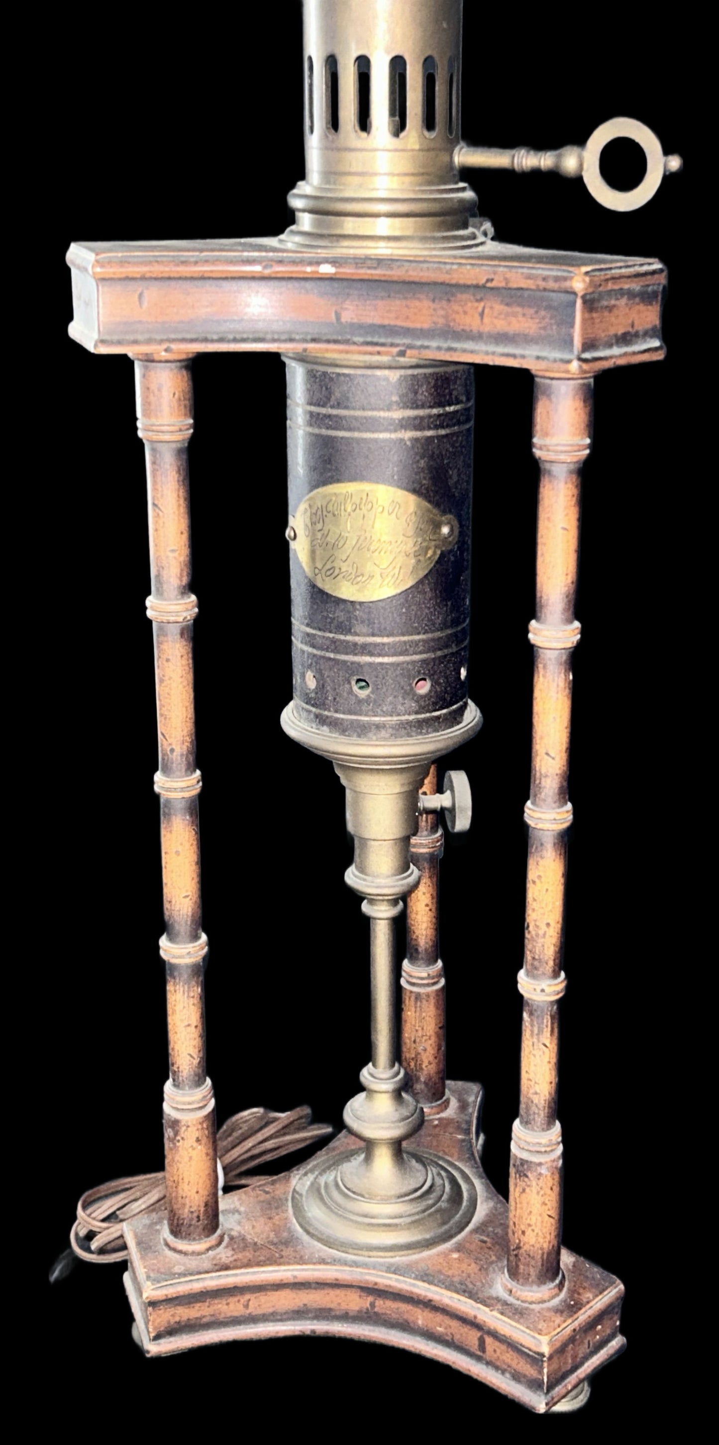 250514-5 Converted Lantern Into Table Lamp