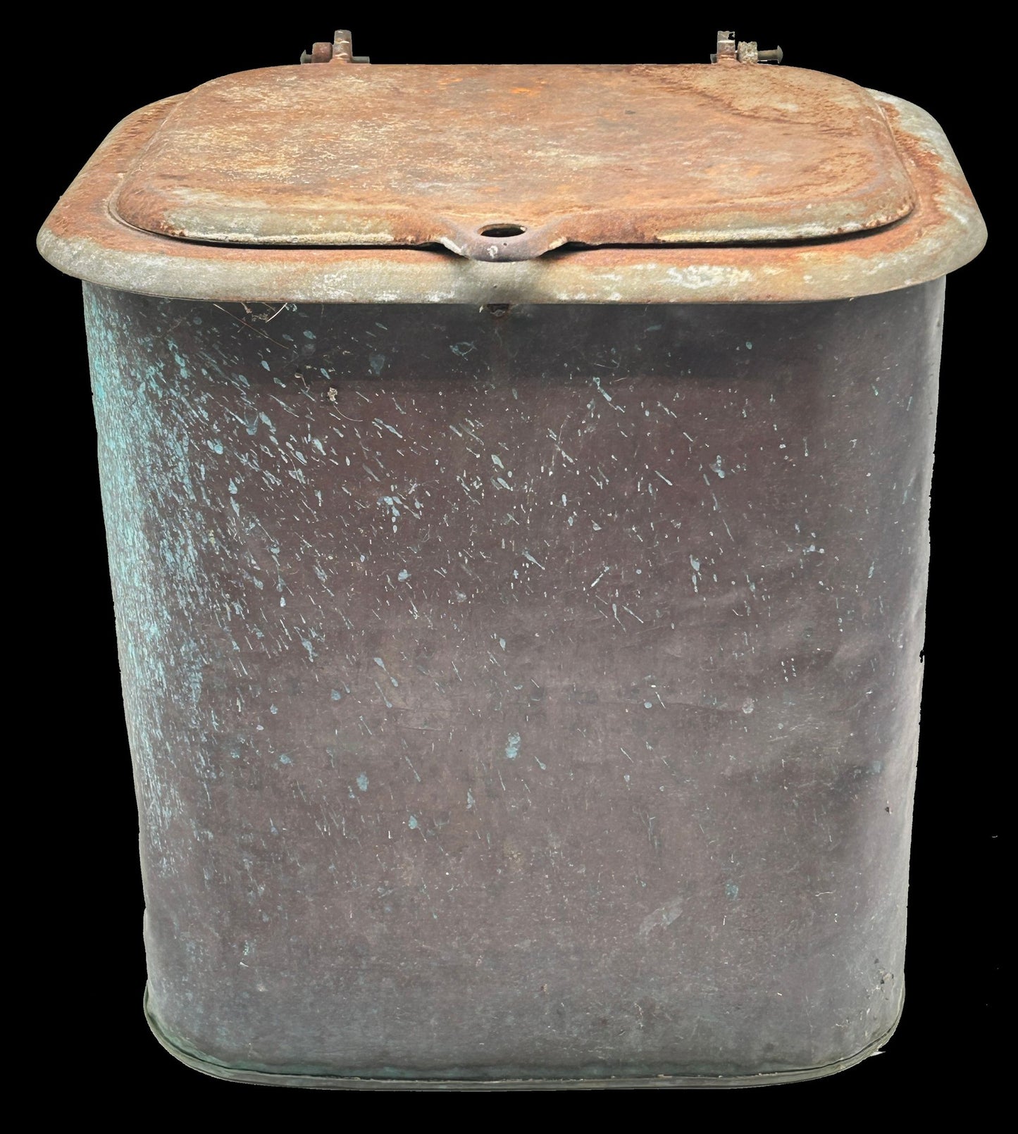 Antique Copper Water Tank Reservoir for Wood Stove