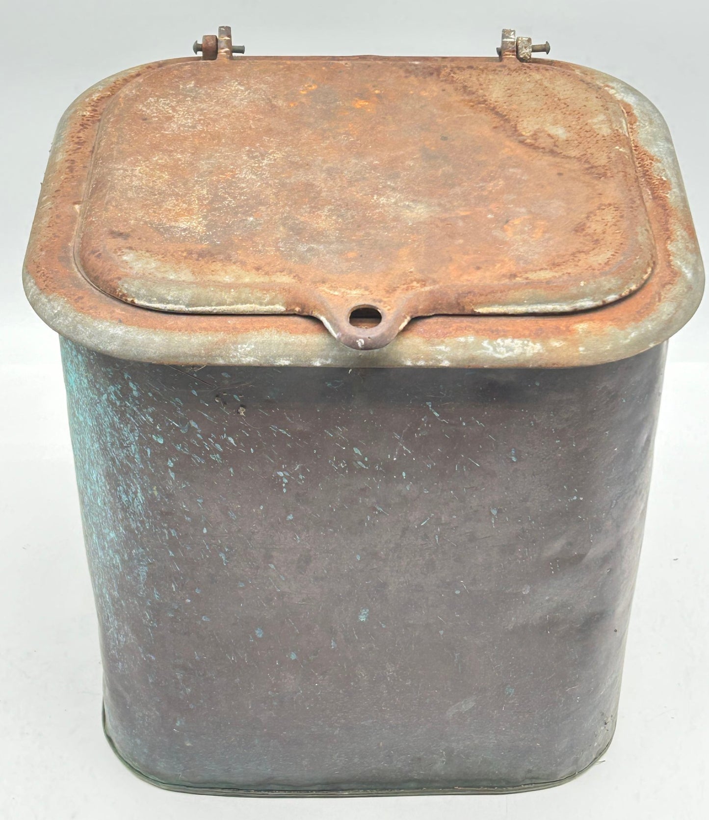 Antique Copper Water Tank Reservoir for Wood Stove