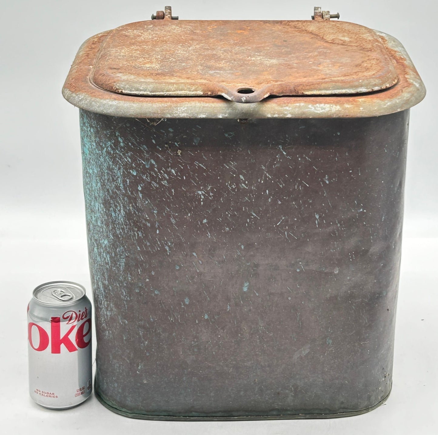 Antique Copper Water Tank Reservoir for Wood Stove