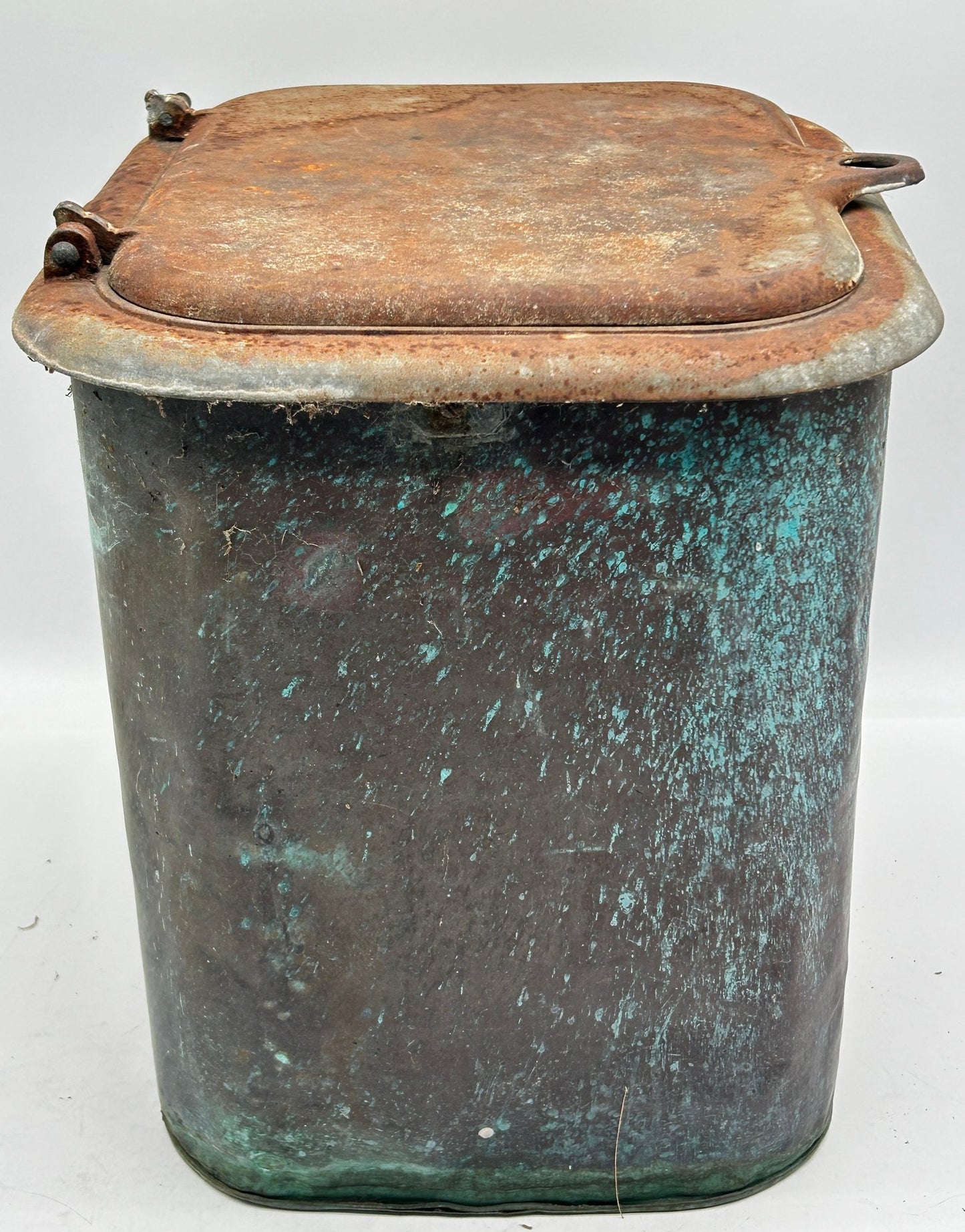 Antique Copper Water Tank Reservoir for Wood Stove