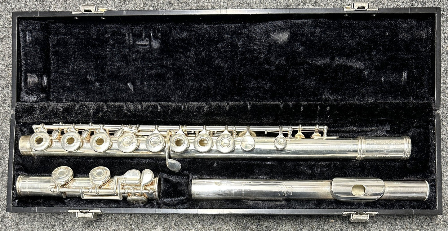 260211-3 Gemeinhardt 3S Solid Silver Flue With Case