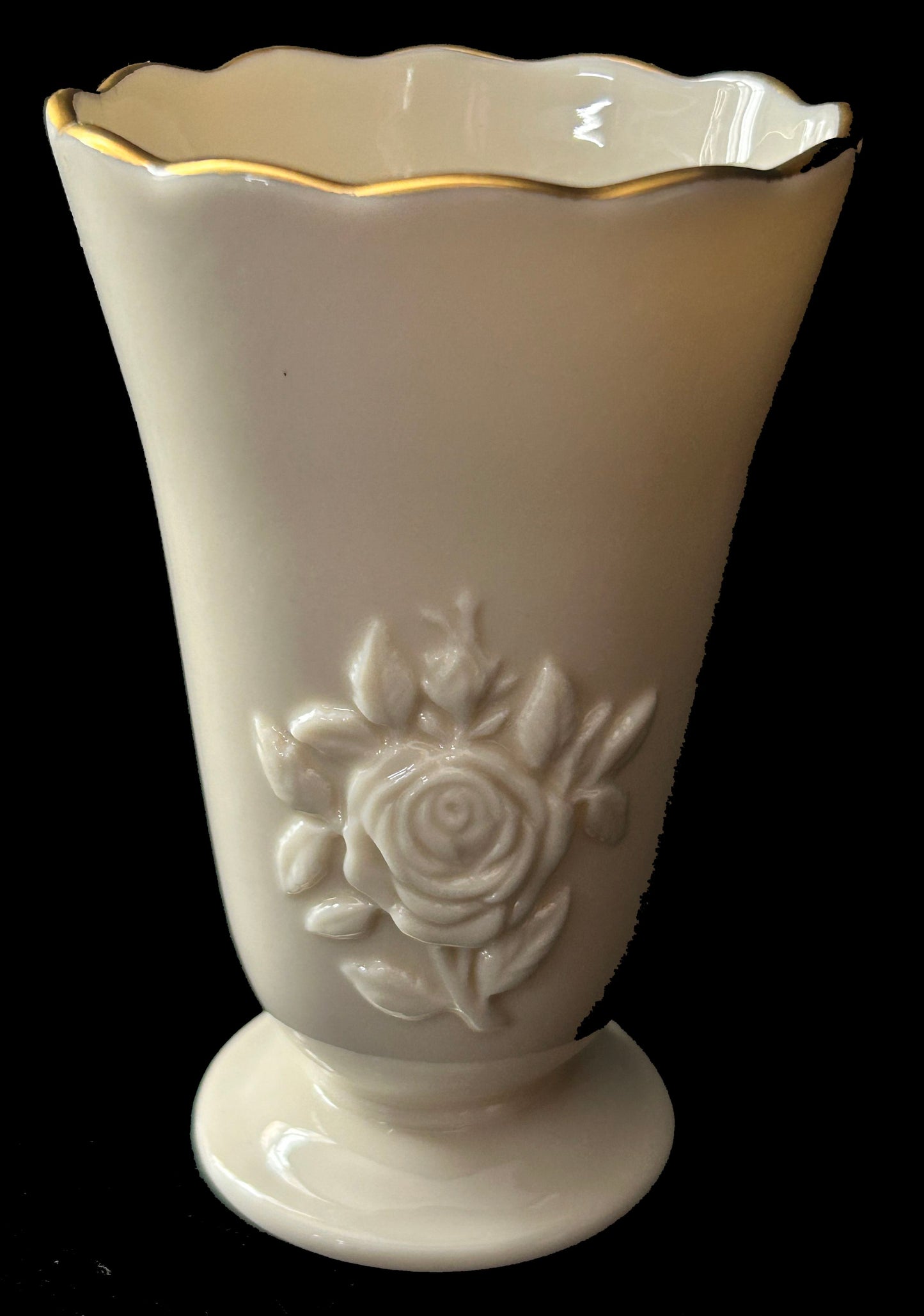 Lenox "Special" Ivory Footed Rose Bud Vase