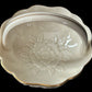 Lenox Ivory Peony Handled Basket