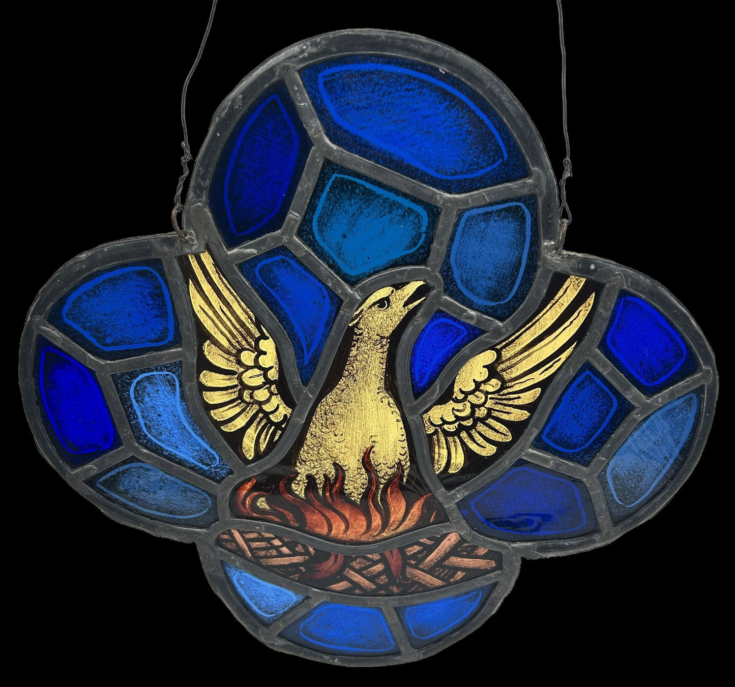 250716-17 Stained Glass Eagle Window