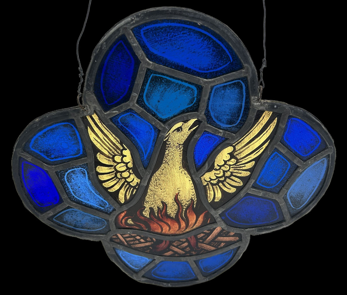 250716-17 Stained Glass Eagle Window