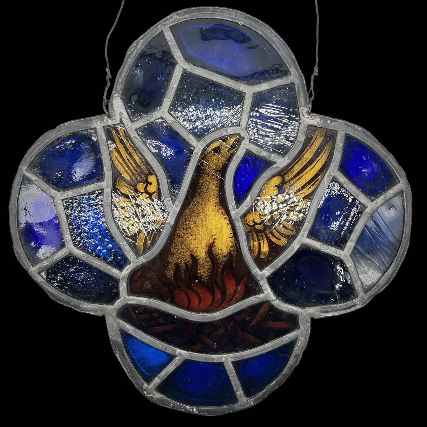 250716-17 Stained Glass Eagle Window