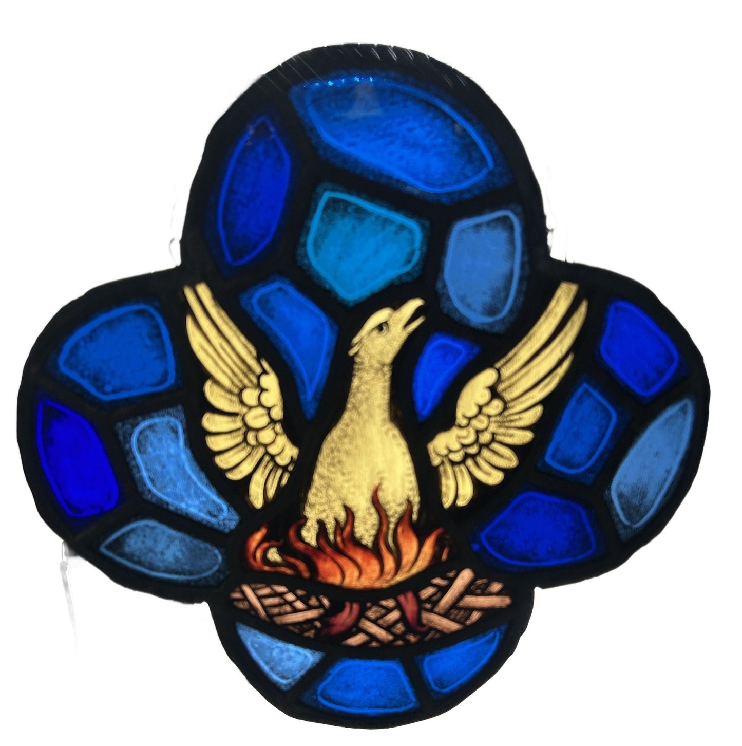 250716-17 Stained Glass Eagle Window