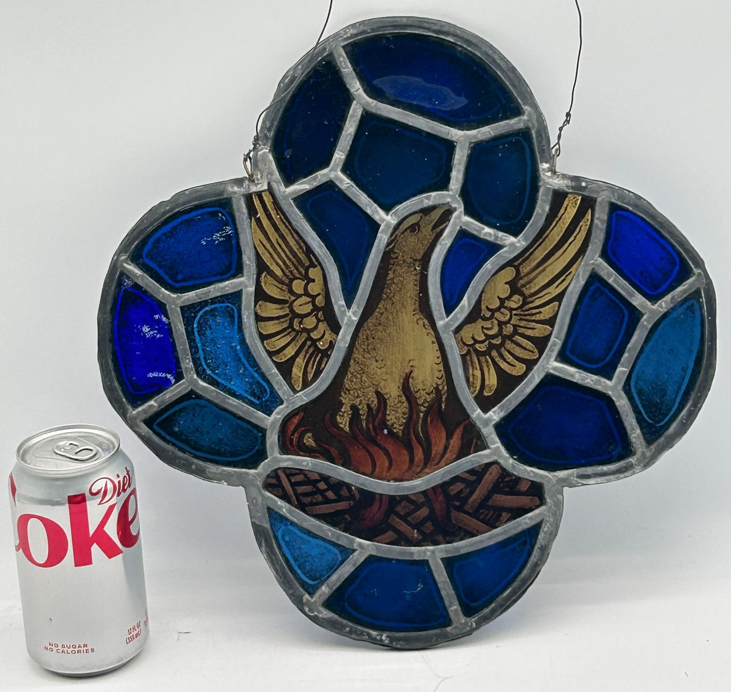 250716-17 Stained Glass Eagle Window