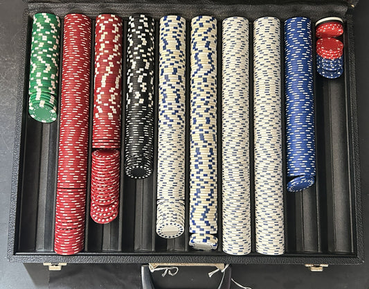 260819-9 Clay Poker Chips Set