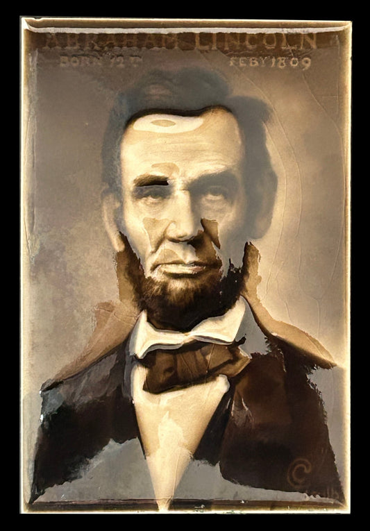 250716-21 RARE Abe Lincoln Birth Anniv. Tile
