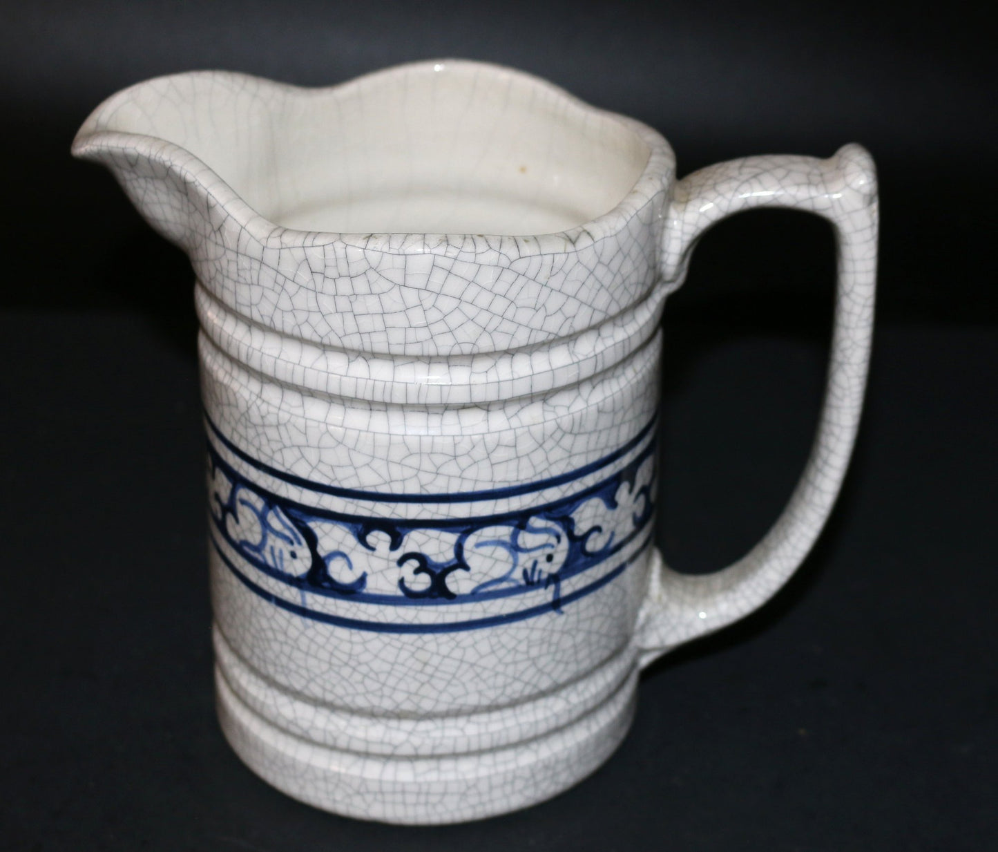 250625-5 Dedham Pottery Rabbit Pitcher