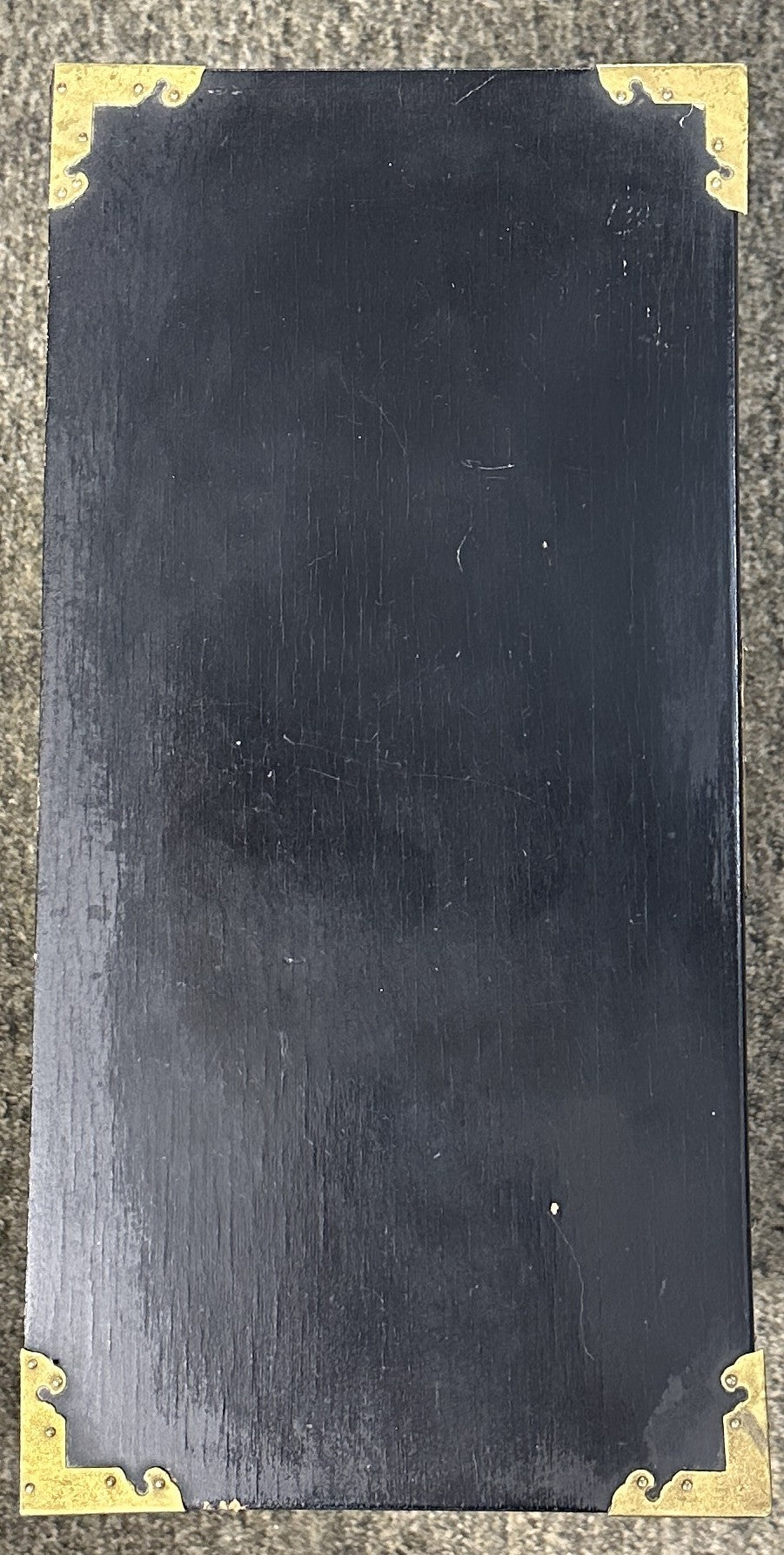 260225-1 Chinoiserie Black Lacquered Jewelry Chest