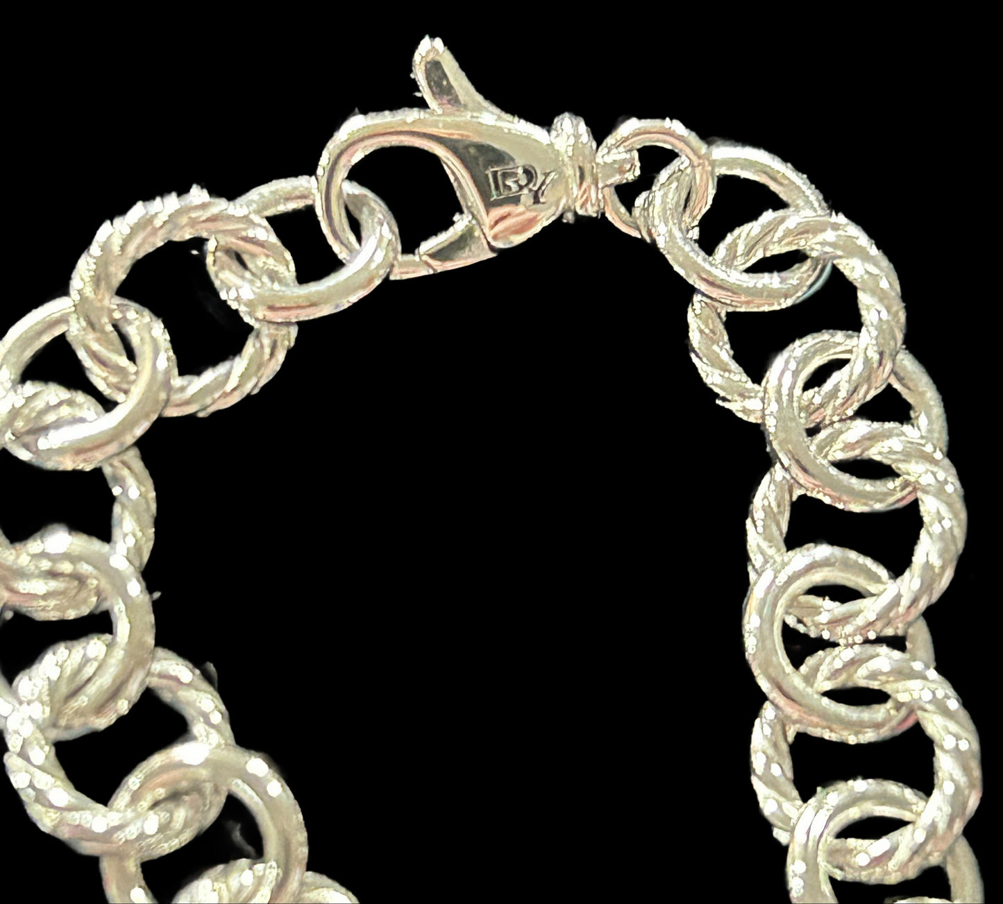 260410-1 David Yurman Sterling & 18k Link Bracelet