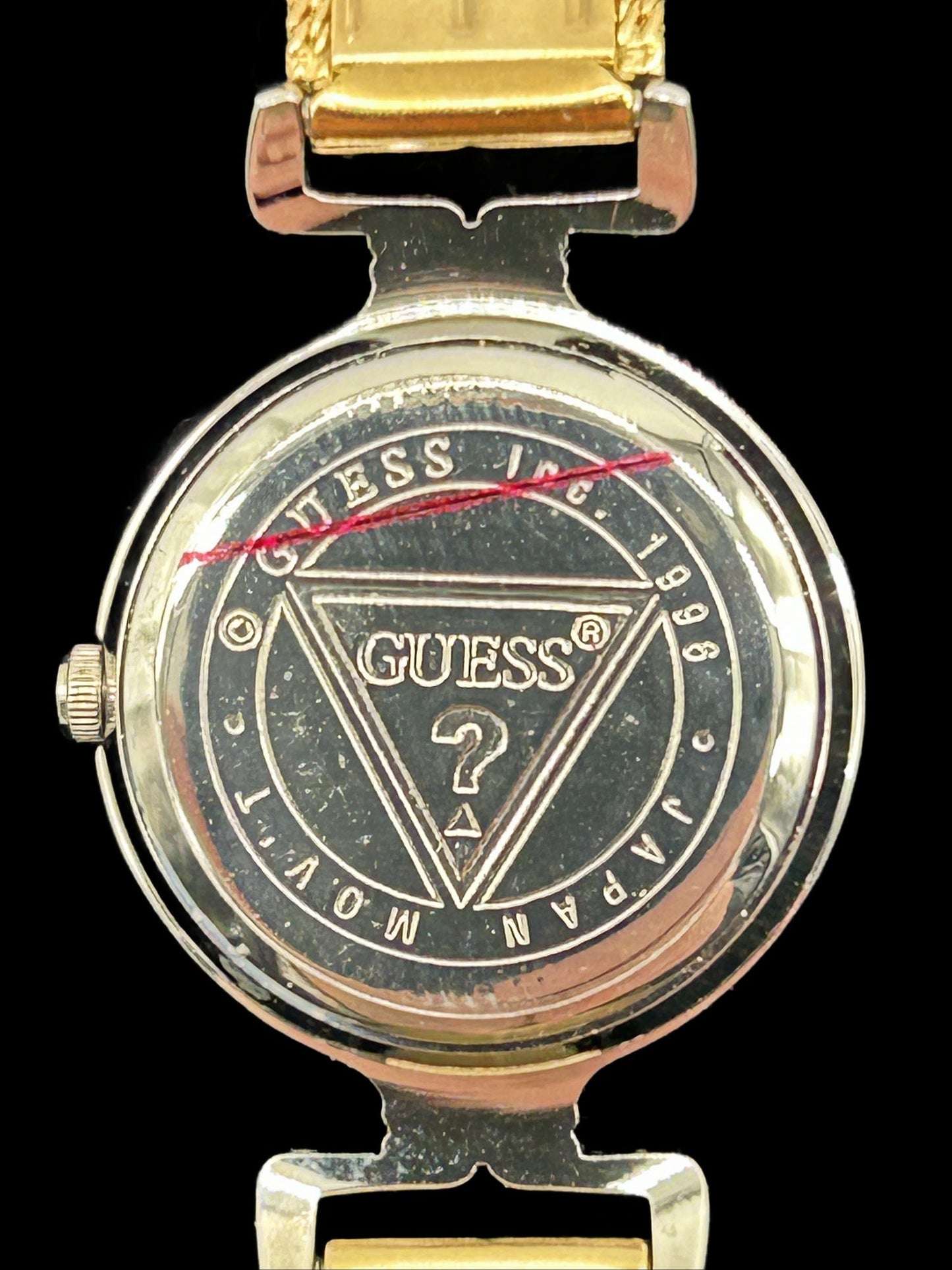 260211-8 Guess Wrist Watch In Soft-Sided Zipper Case