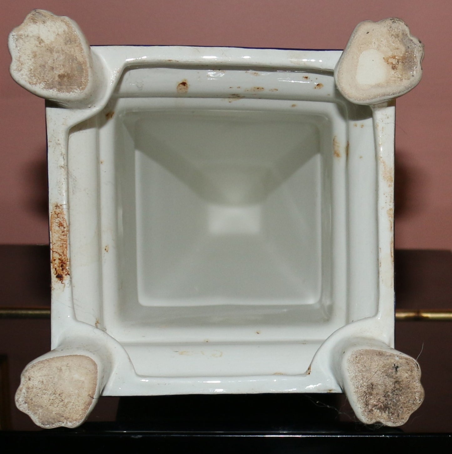 250710-3 Blue & White Porcelain Obelisk