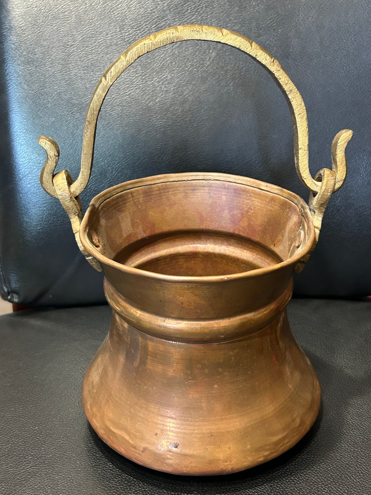 Copper Hour Glass Bucket