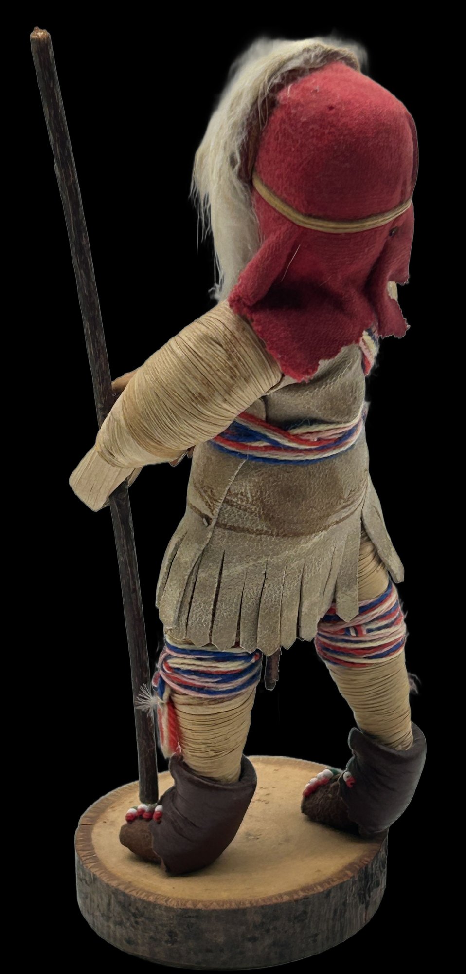 260211-15 Native American Iroquois Corn Husk False Face Medical Society Dancer Doll