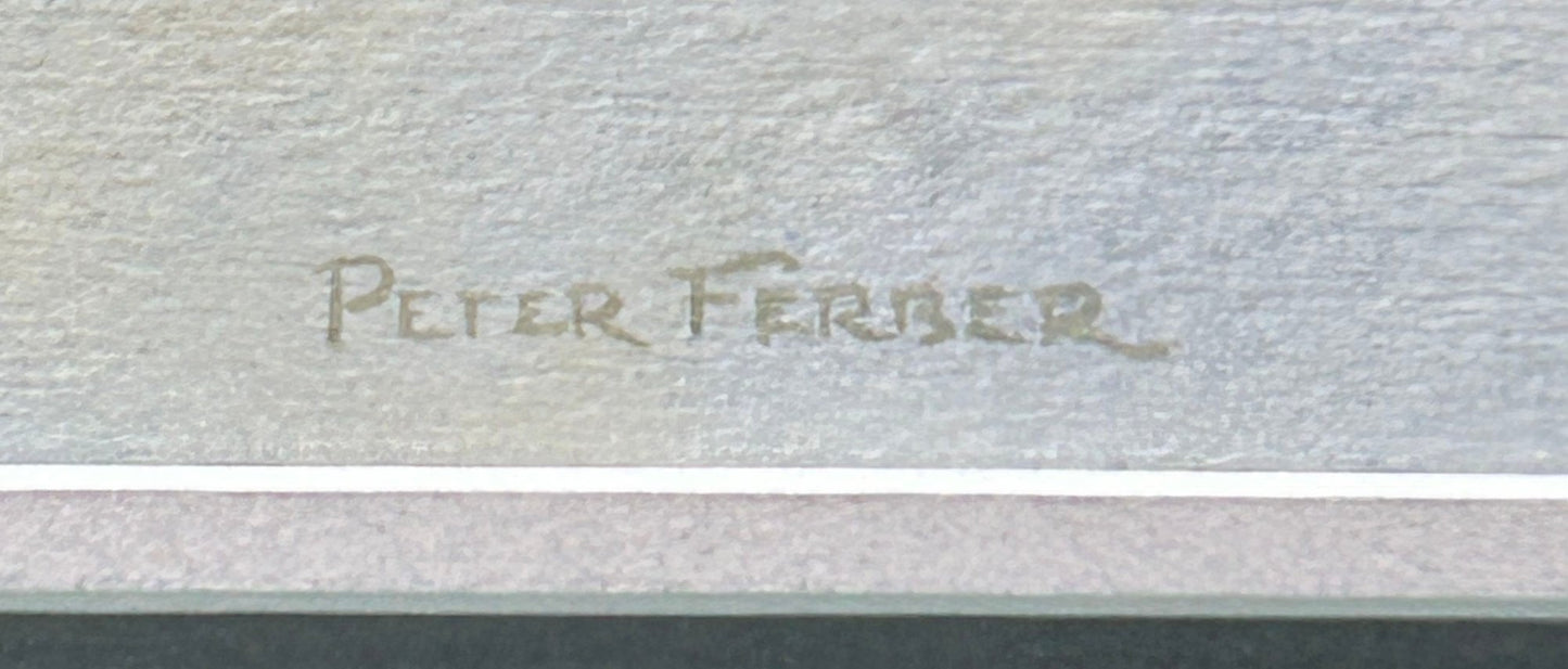 260211-17 Peter Ferber Original Signed Watercolor