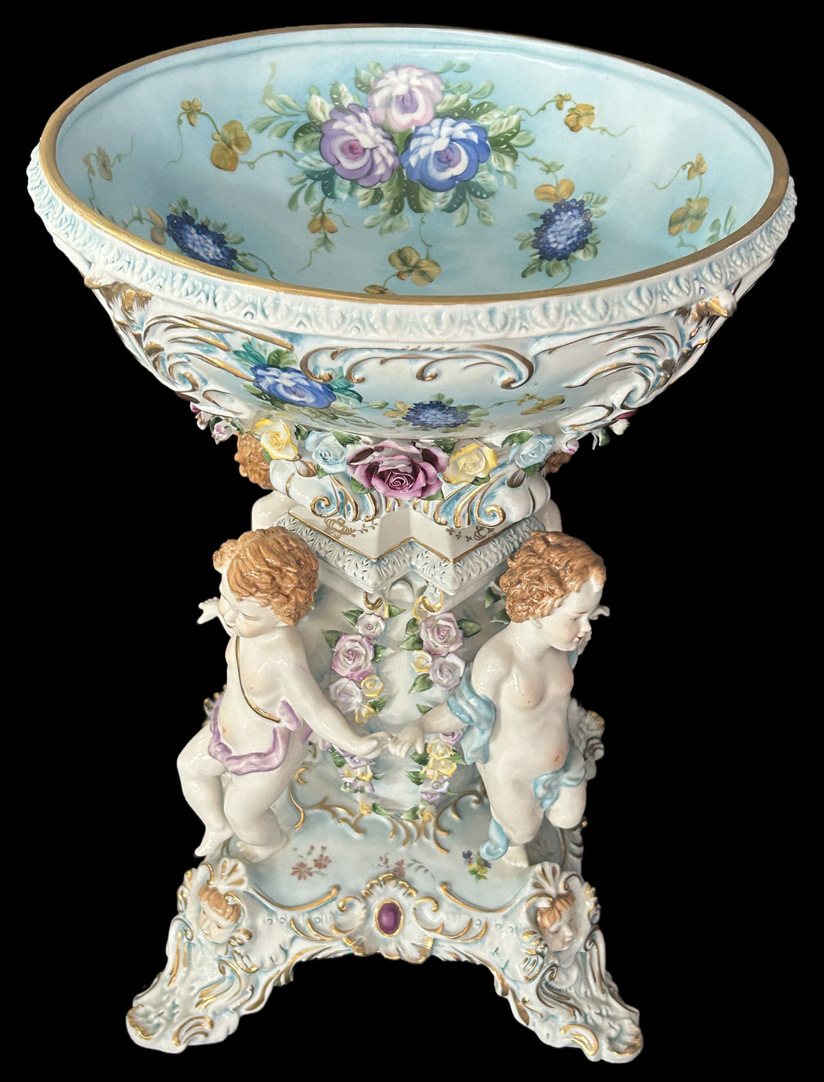 260916-3 Dresden Centerpiece Bowl