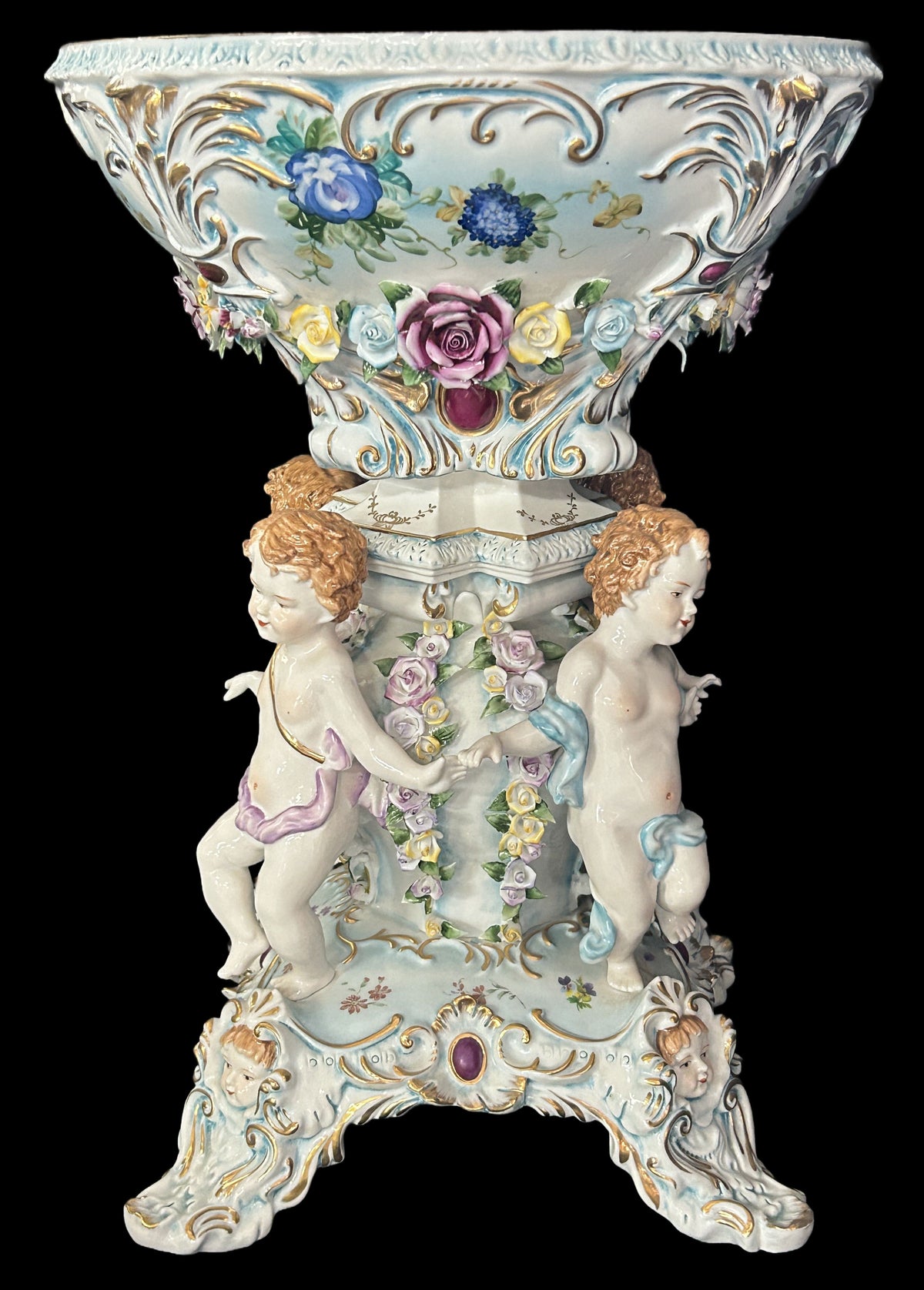 260916-3 Dresden Centerpiece Bowl