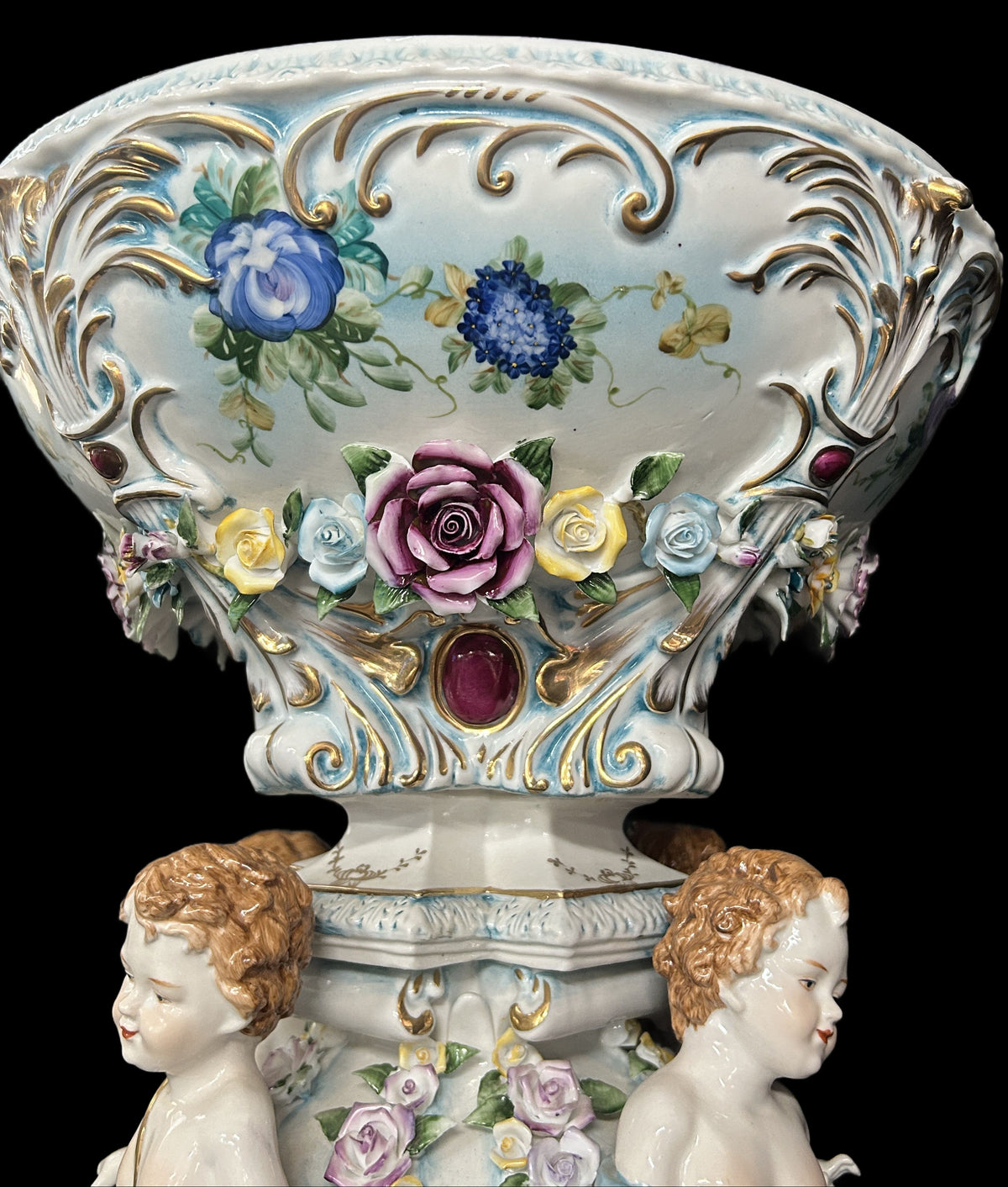260916-3 Dresden Centerpiece Bowl