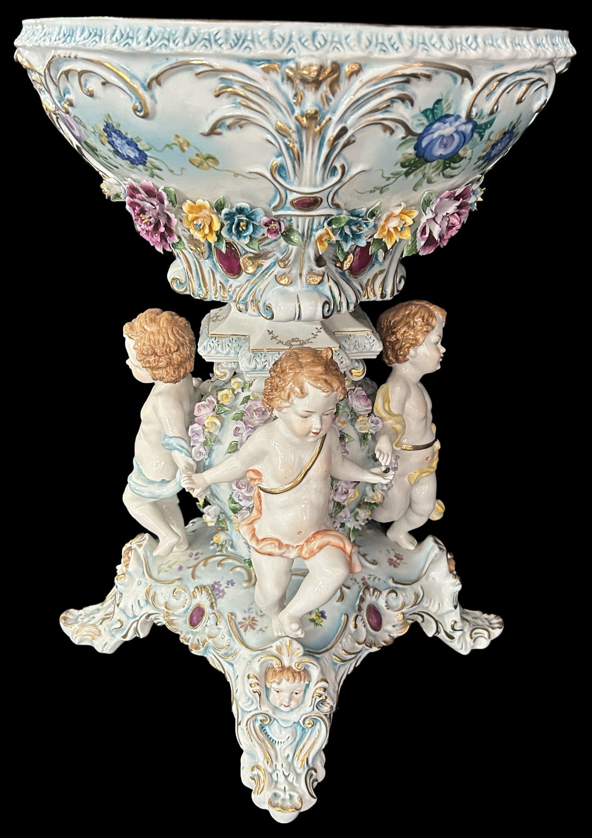 260916-3 Dresden Centerpiece Bowl