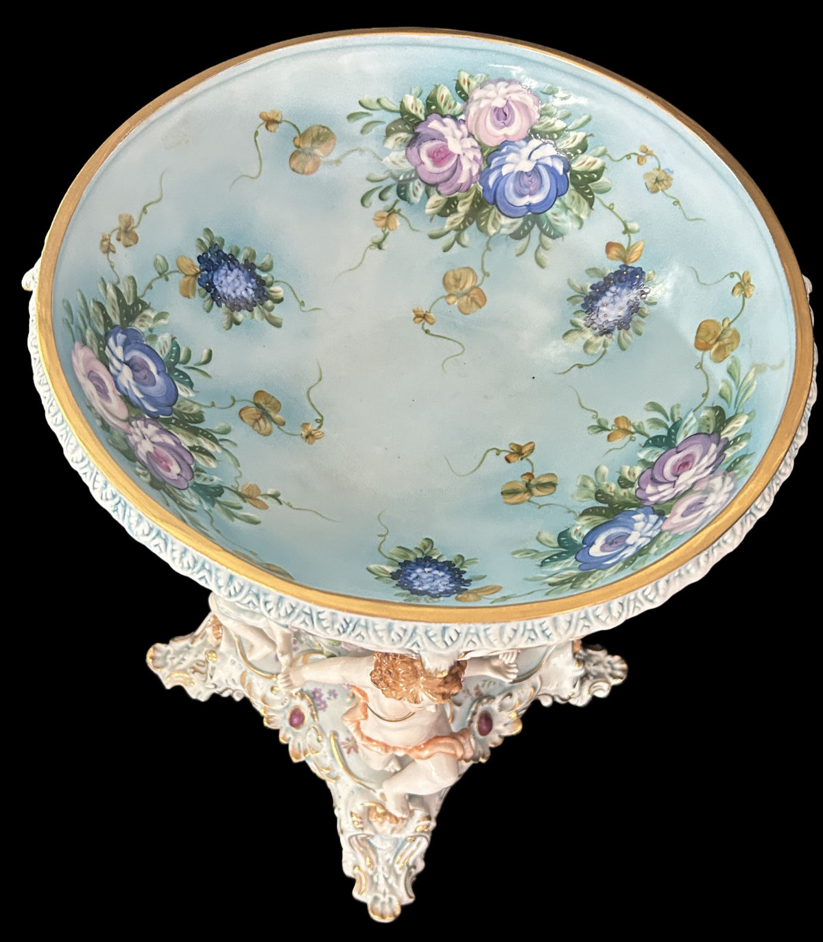 260916-3 Dresden Centerpiece Bowl