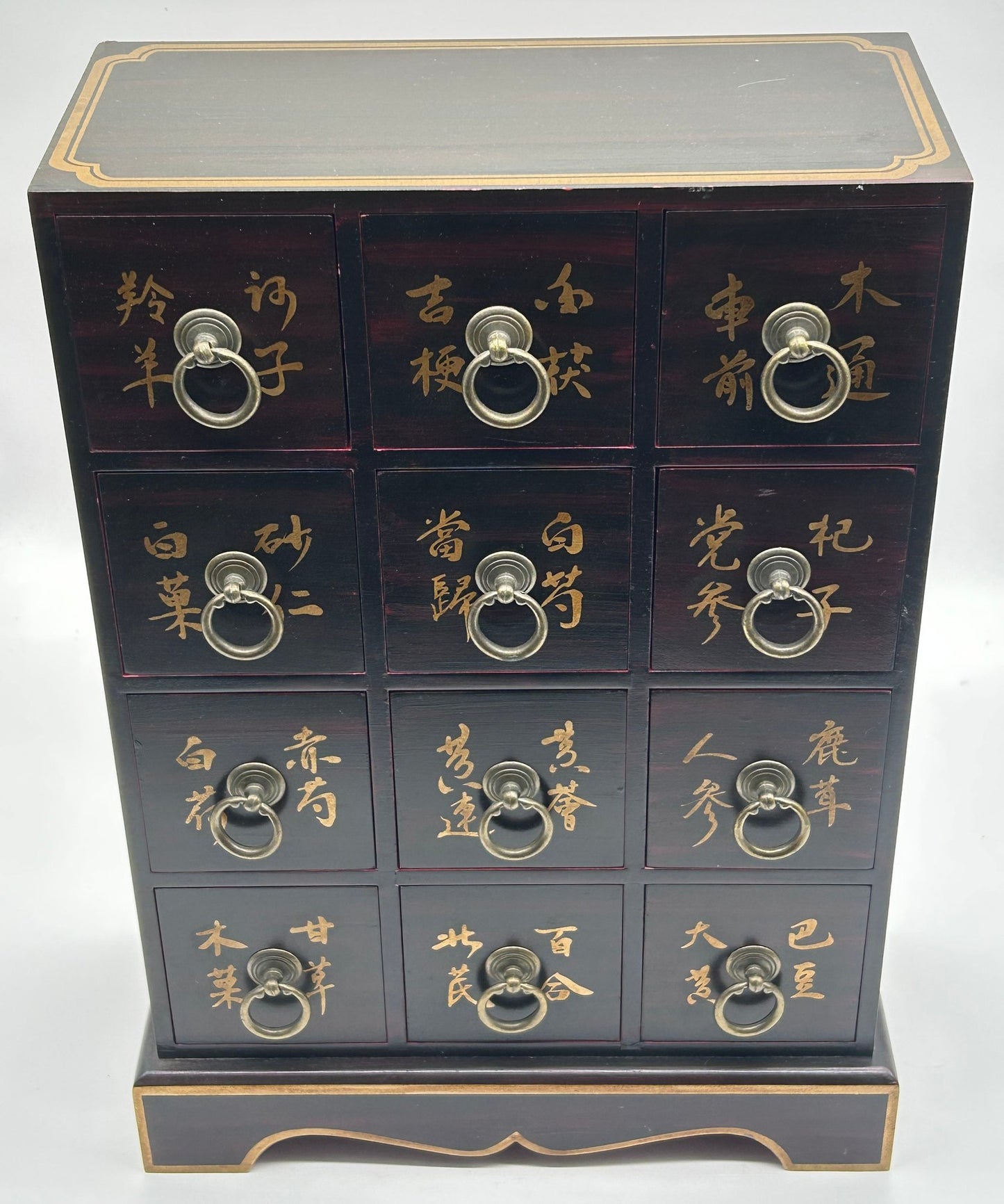 251105-18 Chinese 12-Drawer Apothecary Cabinet