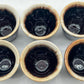 202621-20 6 Pcs Pfaltzgraff Brown Drip Custard Cups