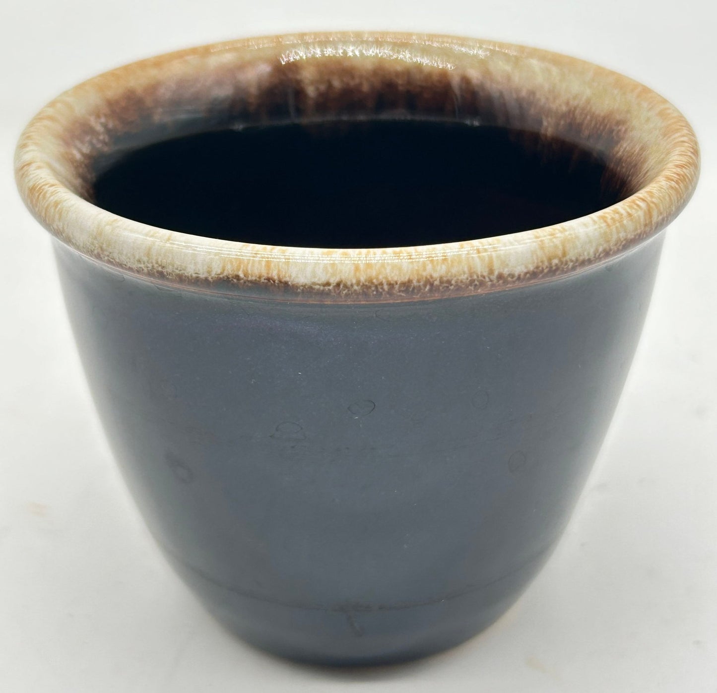 202621-20 6 Pcs Pfaltzgraff Brown Drip Custard Cups