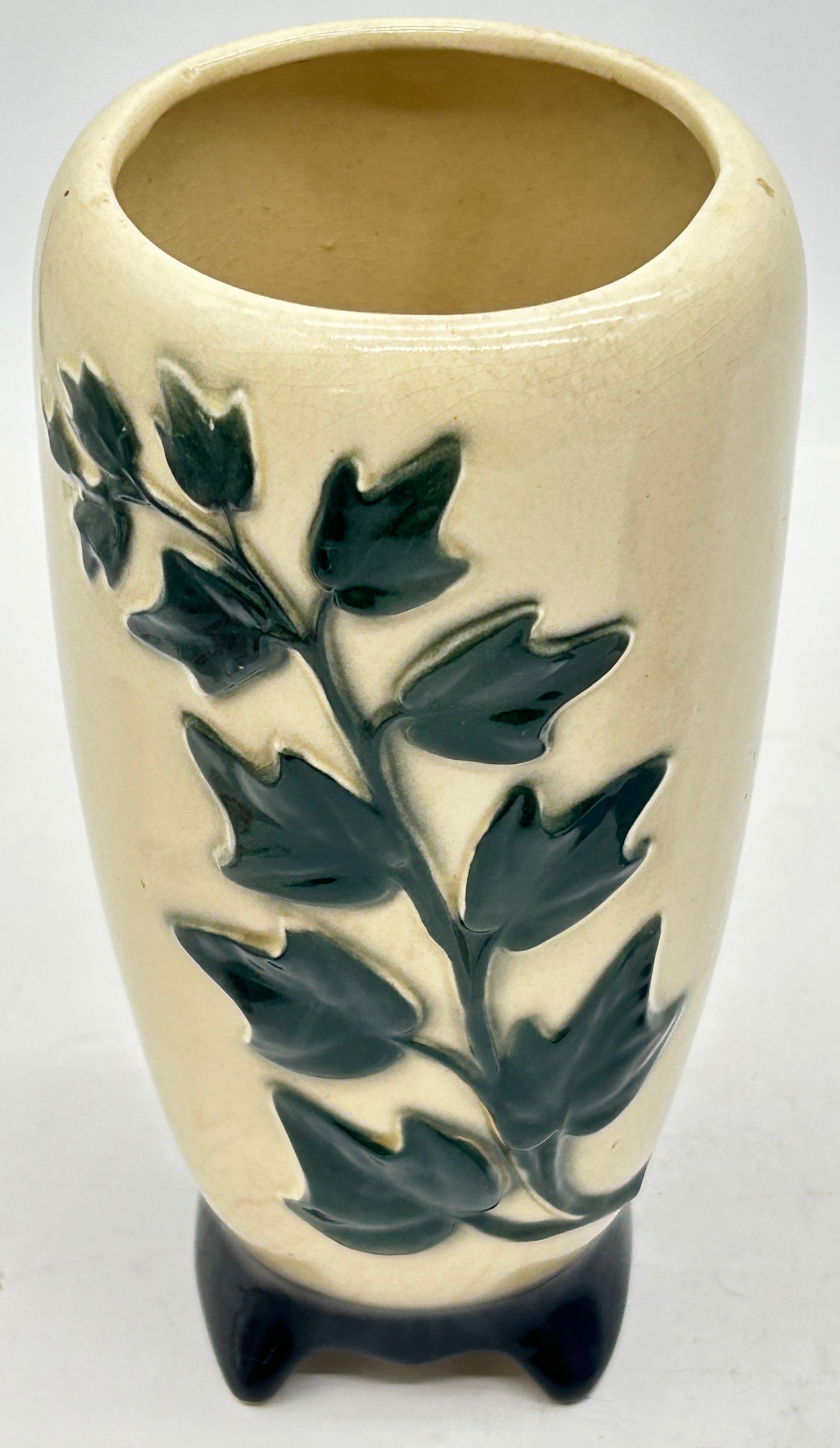 250514-23A Vintage Royal Copley Vase With Green Ivy