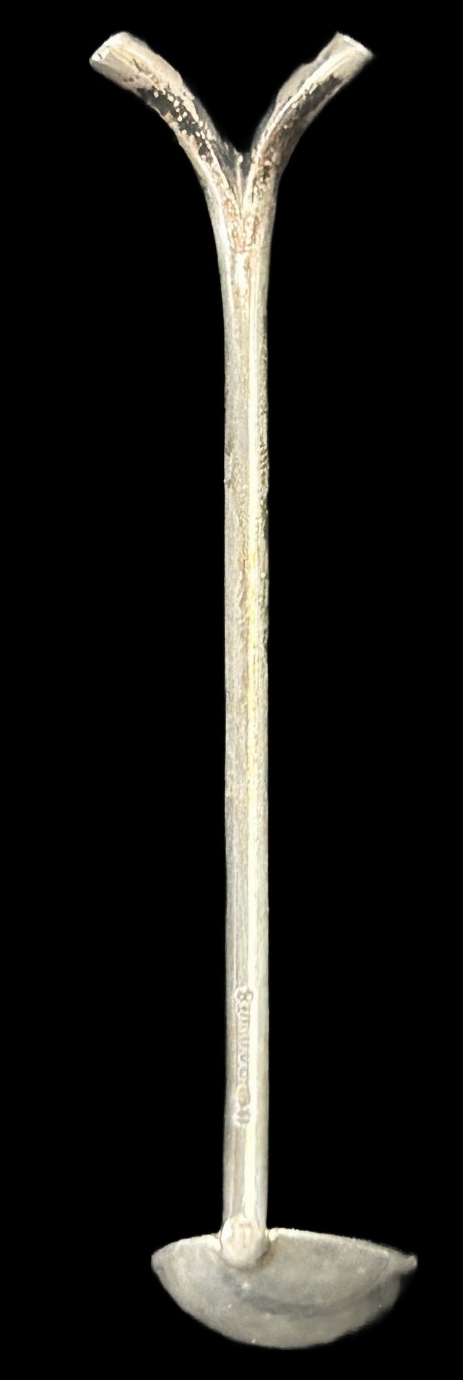 260610-6 German Antique 800 Silver Ladle