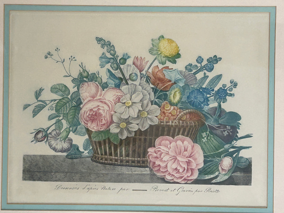 260916-2 Pair Prevost Botanical Prints